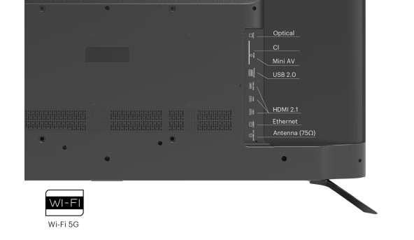 TV 55 Kivi 55U730QB UHD/DLED/T2/Android 11/2 x 10W/HDMI/Wi-Fi/VESA 200x200 M4/Black - 625997