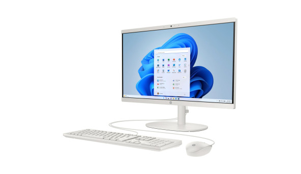 Моноблок 21.5" HP 22-dg0000ua AiO i3-N300/8Gb/SSD512Gb/WiFi/Cam/K&M/DOS/Cashmere White - 626310