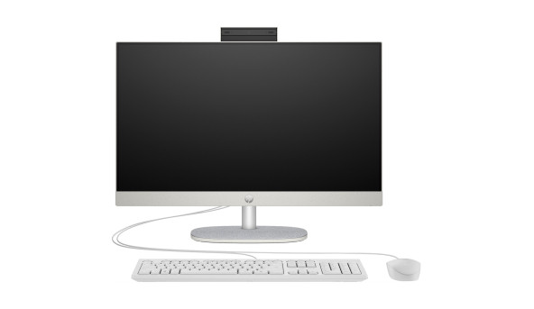 Моноблок 23.8" HP 24-cr1002ua AiO Ultra7-155U/16Gb/SSD512Gb/WiFi/Cam/K&M/DOS/Shell White