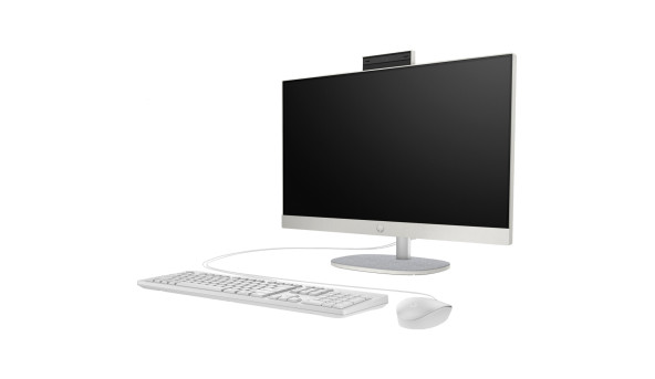 Моноблок 23.8" HP 24-cr1002ua AiO Ultra7-155U/16Gb/SSD512Gb/WiFi/Cam/K&M/DOS/Shell White - 626313