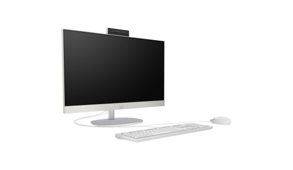 Моноблок 23.8" HP 24-cr1002ua AiO Ultra7-155U/16Gb/SSD512Gb/WiFi/Cam/K&M/DOS/Shell White - 626313