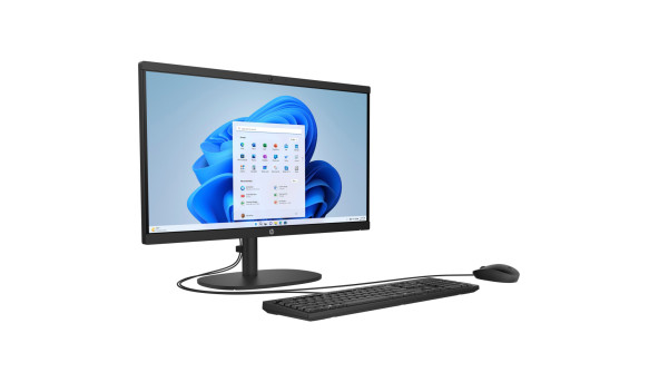 Моноблок 21.5" HP 22-dg0001ua AiO i3-N300/8Gb/SSD512Gb/K&M/Cam/WiFi/DOS/Jet Black - 626315