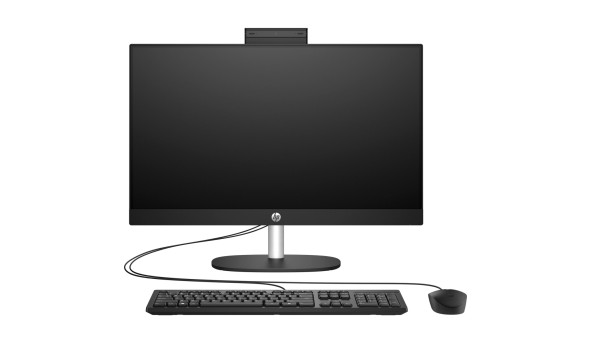 Моноблок 23.8" HP 24-cr1007ua AiO Ultra5-125U/16Gb/SSD512Gb/WiFi/Cam/K&M/DOS/Jet Black