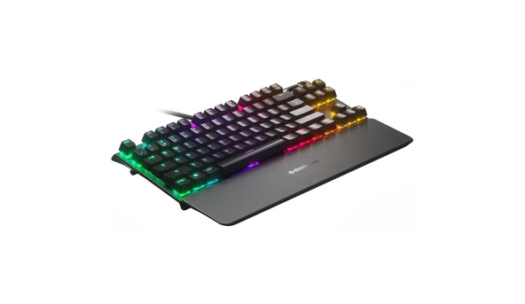 Клавіатура ігрова механічна SteelSeries Apex 7 TKL (Red Switch) UA OLED Smart Display - 626326
