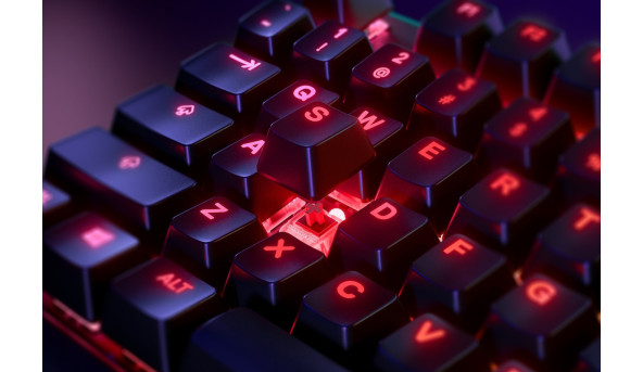 Клавіатура ігрова механічна SteelSeries Apex 7 (Red Switch) UA OLED Smart Display - 626327