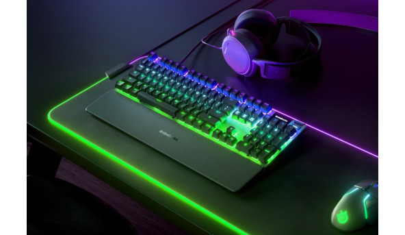 Клавіатура ігрова механічна SteelSeries Apex 7 (Red Switch) UA OLED Smart Display - 626327