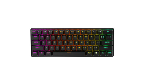 Клавіатура ігрова SteelSeries Apex Pro Mini WL HyperMagnetic Switches, OmniPoint 2.0, OLED