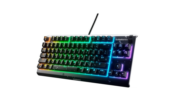 Клавіатура ігрова SteelSeries Apex 3 TKL UA Black - 626330