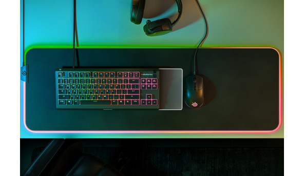 Клавіатура ігрова SteelSeries Apex 3 TKL UA Black - 626330