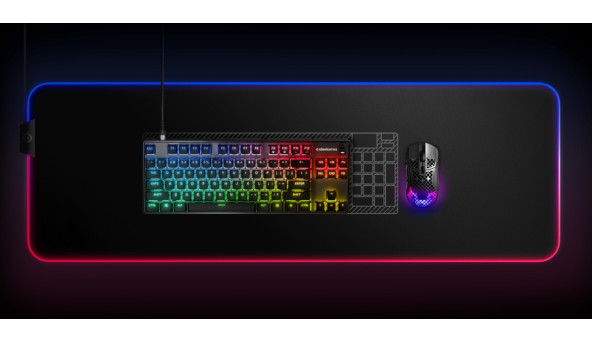 Клавіатура ігрова оптична SteelSeries Apex 9 TKL UA OptiPoint - 626331