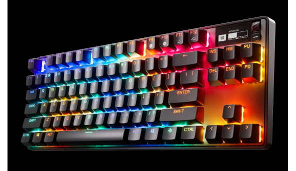 Клавіатура ігрова SteelSeries Apex Pro TKL WL UA HyperMagnetic Switches, OmniPoint 2.0, OLED - 626332
