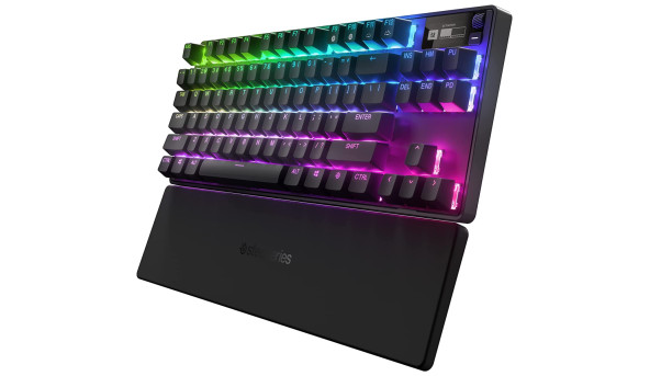 Клавіатура ігрова SteelSeries Apex Pro TKL WL UA HyperMagnetic Switches, OmniPoint 2.0, OLED - 626332
