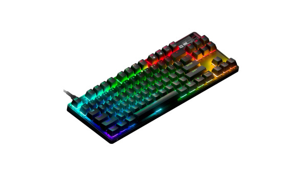 Клавіатура ігрова SteelSeries Apex Pro TKL UA HyperMagnetic Switches, OmniPoint 2.0, OLED - 626334