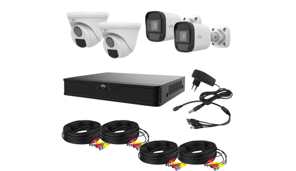 Комплект відеоспостереження Uniview AHD 4MIX - 626523