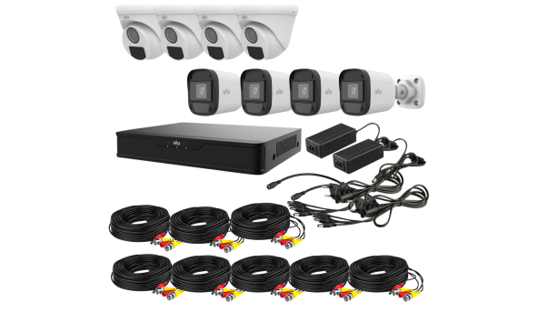Комплект відеоспостереження Uniview AHD 8MIX