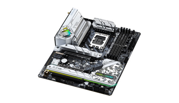 AsRock Z790 STEEL LEGEND WIFI (1700, 4*DDR5, 3*PCIex16, HDMI/DP, 8xSATA, 6xM.2, 2.5Glan,7.1ch, ATX) - 626609
