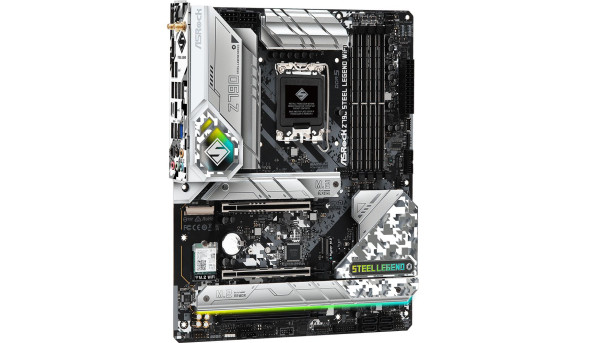 AsRock Z790 STEEL LEGEND WIFI (1700, 4*DDR5, 3*PCIex16, HDMI/DP, 8xSATA, 6xM.2, 2.5Glan,7.1ch, ATX) - 626609