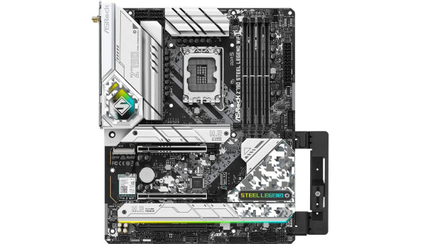 AsRock Z790 STEEL LEGEND WIFI (1700, 4*DDR5, 3*PCIex16, HDMI/DP, 8xSATA, 6xM.2, 2.5Glan,7.1ch, ATX) - 626609