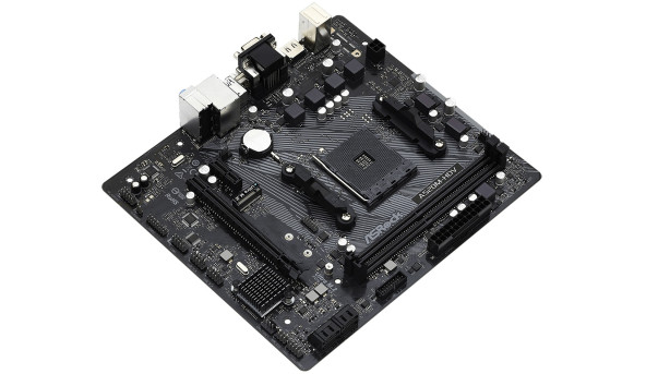 ASRock A520M-HDV (AM4/A520, 2*DDR4, PCIex16, D-Sub/DVI-D/HDMI, 4xSATAІІІ, M.2, GLan, 8ch, mATX) - 626613