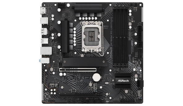 ASRock B760M PG LIGHTNING (1700/B760, 4*DDR5, 2xPCIex16, 4xSATAІІІ, 3xM.2, 2.5GLan, 7.1ch, mATX) - 626615