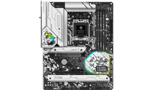 ASRock B650E Steel Legend WIFI (AM5/B650, 4*DDR5, 2xPCIex16, HDMI/DP, 4xSATAІІІ,3xM.2, 2.5GLan, ATX)