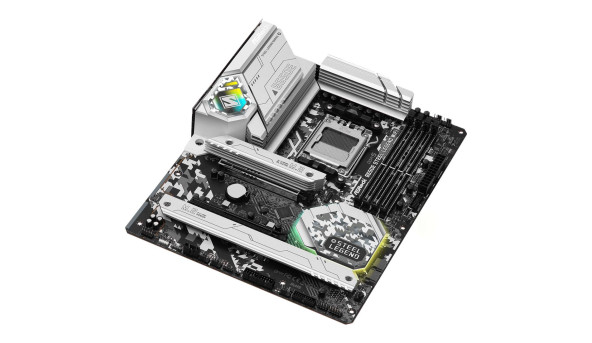 ASRock B650E Steel Legend WIFI (AM5/B650, 4*DDR5, 2xPCIex16, HDMI/DP, 4xSATAІІІ,3xM.2, 2.5GLan, ATX) - 626616