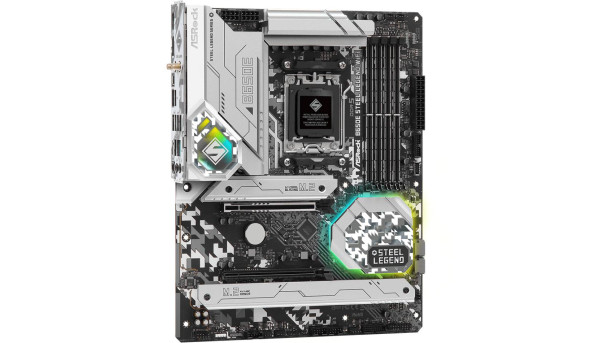 ASRock B650E Steel Legend WIFI (AM5/B650, 4*DDR5, 2xPCIex16, HDMI/DP, 4xSATAІІІ,3xM.2, 2.5GLan, ATX) - 626616