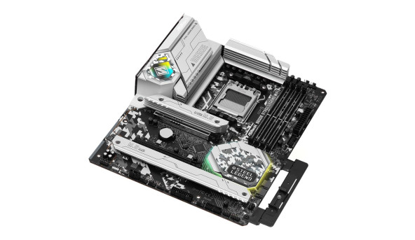 ASRock B650E Steel Legend WIFI (AM5/B650, 4*DDR5, 2xPCIex16, HDMI/DP, 4xSATAІІІ,3xM.2, 2.5GLan, ATX) - 626616
