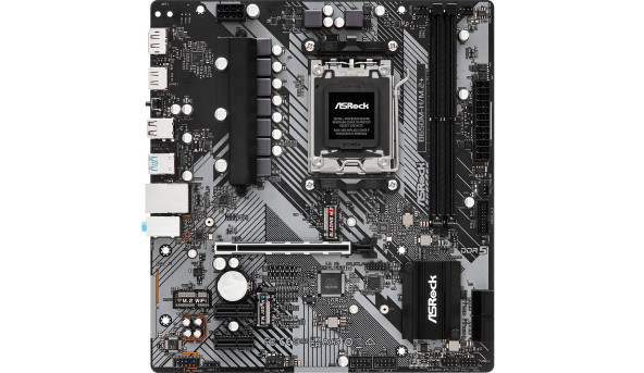 ASRock B650M-H/M.2+ (AM5/B650, 2*DDR5, PCIex16, DP/HDMI, 4xSATA, 2xM.2, GLan, 7.1ch, mATX)
