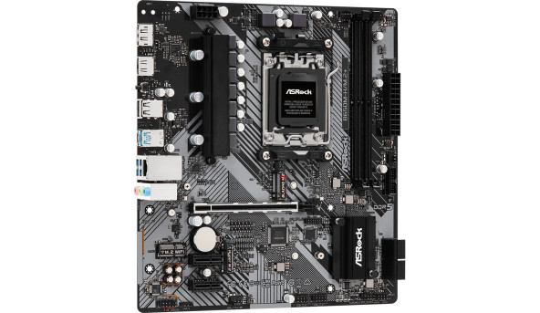ASRock B650M-H/M.2+ (AM5/B650, 2*DDR5, PCIex16, DP/HDMI, 4xSATAІІІ, 2xM.2, GLan, 7.1ch, mATX) - 626617