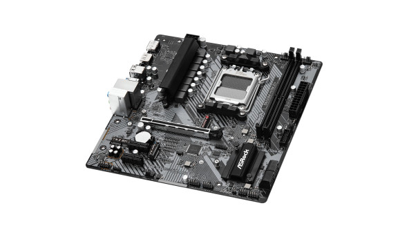 ASRock B650M-H/M.2+ (AM5/B650, 2*DDR5, PCIex16, DP/HDMI, 4xSATAІІІ, 2xM.2, GLan, 7.1ch, mATX) - 626617