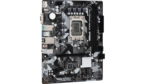 ASRock B760M-HDV/M.2 D4 (1700/B760, 2*DDR4, 1xPCIex16, 4xSATAІІІ, 3xM.2, GLan, 7.1ch, mATX) - 626622