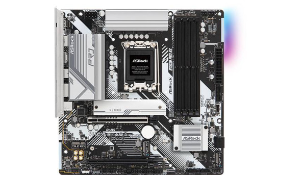 ASRock B760M PRO RS (1700/B760, 4*DDR5, 2xPCIex16, 4xSATAІІІ, 3xM.2, 2.5GLan, 7.1ch, mATX) - 626623