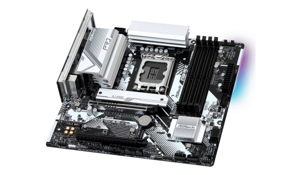 ASRock B760M PRO RS (1700/B760, 4*DDR5, 2xPCIex16, 4xSATAІІІ, 3xM.2, 2.5GLan, 7.1ch, mATX) - 626623