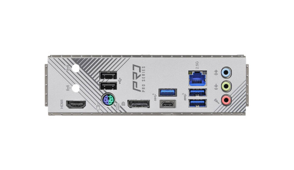 ASRock B760M PRO RS (1700/B760, 4*DDR5, 2xPCIex16, 4xSATAІІІ, 3xM.2, 2.5GLan, 7.1ch, mATX) - 626623