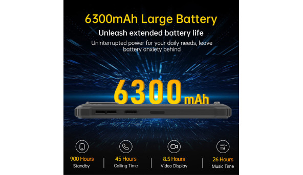 Смартфон Oukitel WP32 PRO 5.93" HD+ /6GB/256GB/ T606 / 6300mAh / IP68 / 20+5Мп Black - 626767