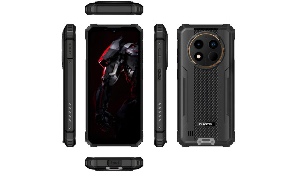 Смартфон Oukitel WP28E 6.5"HD+ /4GB/64GB/ T606 /10600mAh /13+5Мп/ IP69K /NFC Black - 626768