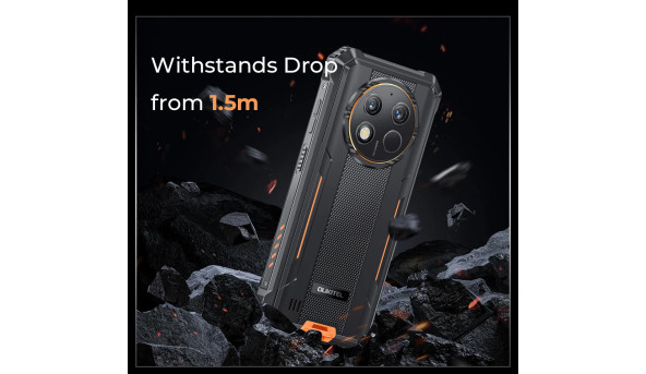 Смартфон Oukitel WP28E 6.5"HD+ /4GB/64GB/ T606 /10600mAh /13+5Мп/ IP69K /NFC Black - 626768