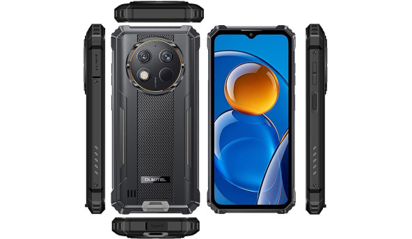 Смартфон Oukitel G1 6.5"HD+ /6GB/256GB/ T606 /10600mAh/48+5Мп/ IP69K /NFC Black - 626790