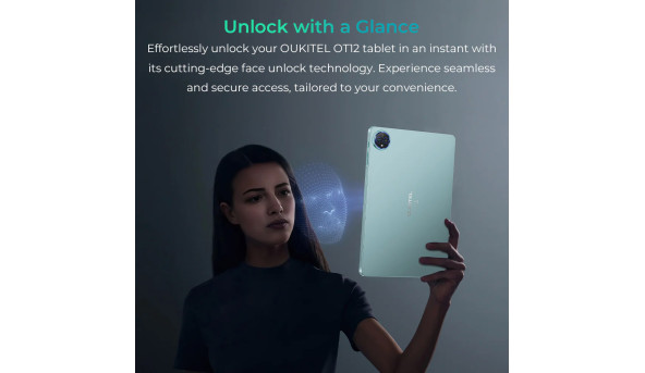 Планшет Oukitel OT12 11" HD+ /4GB/256GB/T606/8000mAh/13+5Мп/Dual SIM/LTE /Чохол+Стилус/метал Grey - 626792