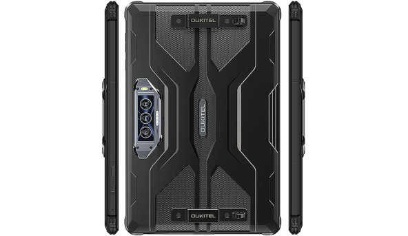Планшет Oukitel RT8 11" FHD+ /6GB/256GB/ G99 /20000mAh/48+32Мп Night/IP69K/NFC/LTE Black з тримачем - 626793