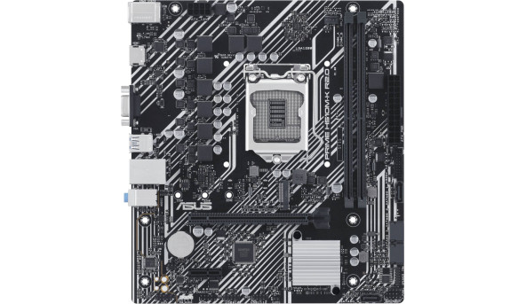 ASUS PRIME H510M-K R2.0 (1200/H470, 2*DDR4, 1xPCIex16, HDMI/VGA, 4xSATAІІІ, M.2, GLan, 7.1ch, mATX)