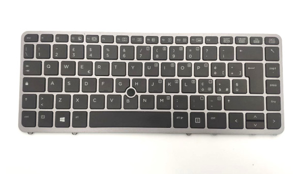 Клавиатура для ноутбука HP EliteBook 740 G1 745 G2 750 G1 755 G2 840 G1 840 G2 840 850 G1 850 G2 762758-071 6037B0098926 Б/У