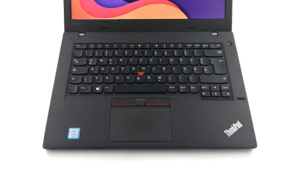 Ноутбук Lenovo ThinkPad L470 Intel Core I5-6200U 8 GB RAM 256 GB SSD 4G [IPS 14" FullHD] - Б/У - 626961