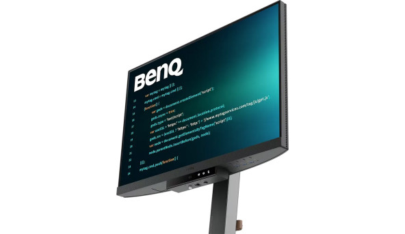 TFT 24.1" BenQ RD240Q, WQXGA, 16:10, USB-C, HDMI, DP, HAS, Pivot, колонки, темно-сірий - 627012