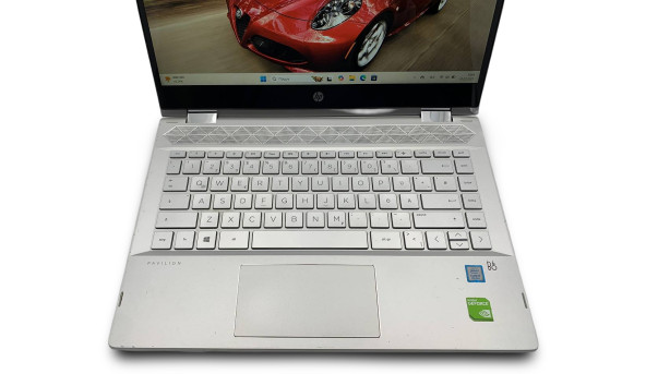 Сенсорний ноутбук HP Pavilion X360 14-CD Intel Core i5-8250U 8 GB RAM DDR4 256 GB SSD GeForce MX130 [ IPS Touch FullHD 14" ] - Б/В - 627015