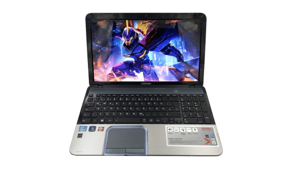 Игровой ноутбук Toshiba Satellite C855 Intel Core I3-3210M 8 RAM 120 SSD 640 HDD Radeon RX 7600M [15.6"] - Б/У