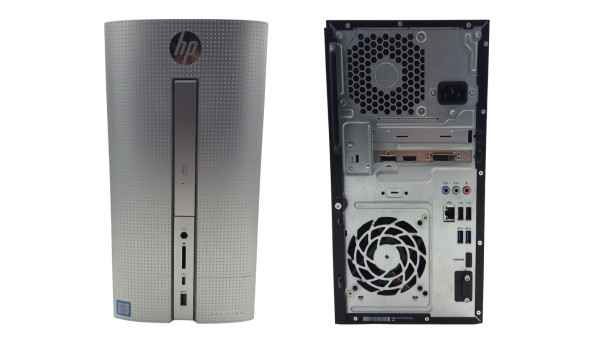 Ігровий системний блок HP Desktop PC 570 Intel Core I5-7400 8 GB RAM 525 GB SSD NVIDIA GeForce GTX 1050 - Б/В - 627480