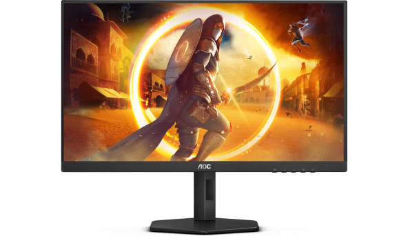 TFT 27" AOC Q27G4XN, VA, QHD 2K, 180Гц, 0,5мс, 2хHDMI, DP, HAS, Pivot, чорно-сірий