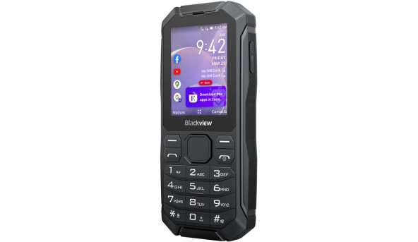Мобільний телефон Blackview N1000 2.4" 1GB/4GB/ MT6739 / 3300mAh / 2Мп Black - 627638